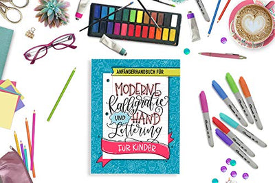 Anfängerhandbuch für moderne Kalligrafie und Hand Lettering für Kinder - Geschenkapp