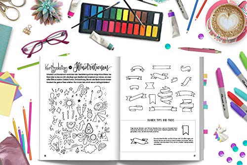 Anfängerhandbuch für moderne Kalligrafie und Hand Lettering für Kinder - Geschenkapp