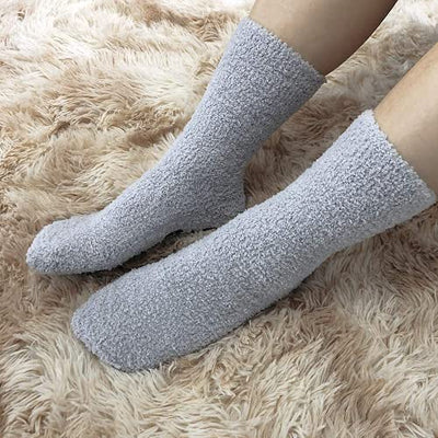 Belloxis Oma Geschenk Lustige Socken Damen Geschenke für Oma Weihnachten Wenn Du Das Lesen Kannst Socken Kuschelsocken Flauschige Socken