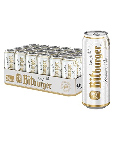 BITBURGER® Premium Pils | Dosen-Bier (24x 0,5l) | Hopfenbetonter Pilsgenuss | Aus Besten Hopfensorten | Nach Deutschem Reinheitsgebot Gebraut