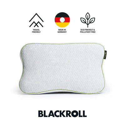 BLACKROLL® Recovery Pillow (50 x 30 cm), orthopädisches Kissen für erholsamen Schlaf, ergonomisches Kopfkissen mit Travel Bag für Reisen, Nackenkissen aus Viscose Memory Schaum, Made in Germany