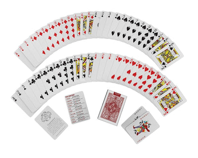 Bullets Playing Cards wasserfeste Plastik Spielkarten - Bridge Size - Standard Index - Pokerkarten Kartenspiel Kartendeck Skatkarten im Doppelpack - 2 Eckzeichen