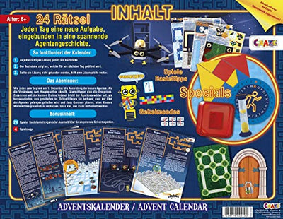 CRAZE Rätsel Adventskalender 2022 EXIT CHALLENGE Escape Game für Kinder - Das verwunschene Haus 24720 - Geschenkapp