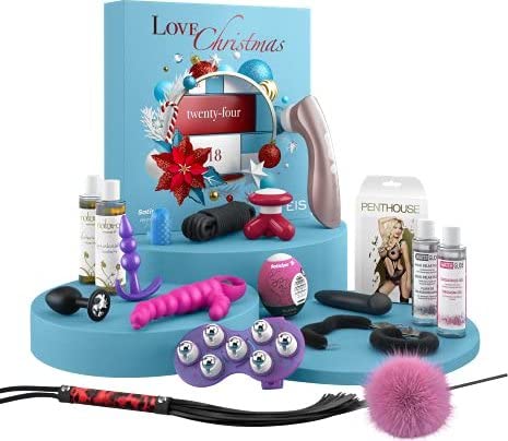 EIS Deluxe erotischer Adventskalender 2021 für Singles und Paare, 24 sinnliche Sex Geschenke inkl. Satisfyer Toys, Erotik Überraschungen, Warenwert 650€ - Geschenkapp