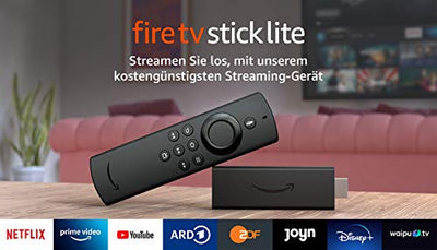 Fire TV Stick Lite mit Alexa-Sprachfernbedienung Lite (ohne TV-Steuerungstasten) | HD-Streaminggerät - Geschenkapp