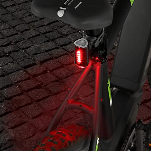 FISCHER Twin Fahrrad-Rücklicht mit 360° Bodenleuchte für mehr Sichtbarkeit und Schutz, aufladbarer Akku - Geschenkapp