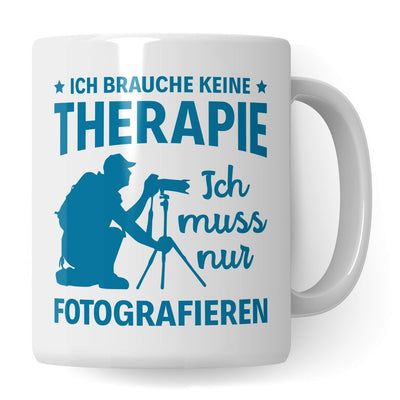 Fotografieren Tasse, Geschenk für Fotografen Becher, Kaffeetasse Fotograf Spruch Objektiv Kameramann, Foto Kaffeebecher Photograf - Geschenkapp