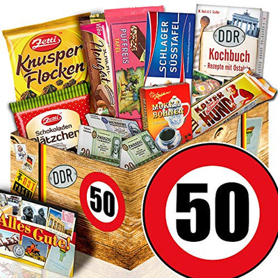 Geschenk 50. Geburtstag / Ostalgie Set Schoko / Geschenk 50. Geburtstag - Geschenkapp