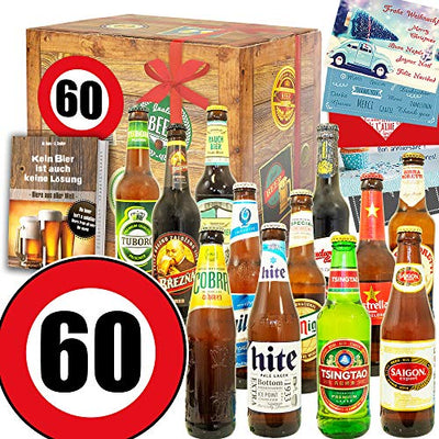 Geschenke zum 60 Geburtstag Mann / 12x Bier Welt/Geschenke Mann zum 60. - Geschenkapp