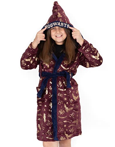Harry Potter-Dressing-Kleid Kinder rote oder blaue Optionen-Pyjama-Robe 13-14 Jahre - Geschenkapp