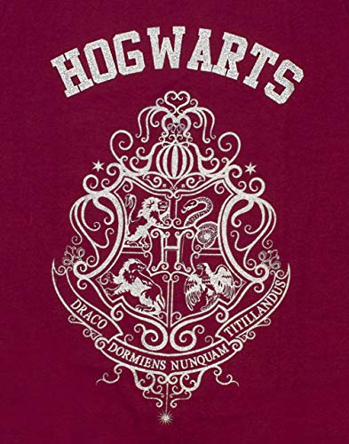 Harry Potter Hogwarts Crest Glitter Print Mädchen Pyjama mit langem oder kurzem - Geschenkapp