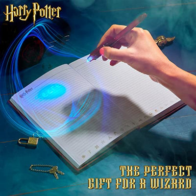 Harry Potter Notizbuch | Geheimes Tagebuch Mädchen mit Schloss | Kleines Hogwarts Notizbuch und Geheimstifte für Kinder, Tagebuch Kinder, Geschenke für Mädchen - Geschenkapp