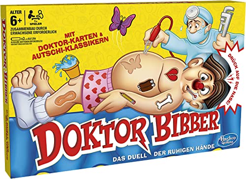 Hasbro B2176398 Dr. Bibber - Das Duell Der Ruhigen Hände, klassisches Vorschulspiel - Geschenkapp
