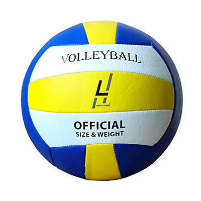 Highliving ® Volleyball aus synthetischem Leder, weich, für drinnen und draußen, Größe 5 - Geschenkapp