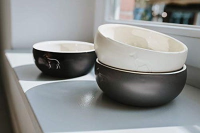 HUNTER LUND Keramik-Napf, 1500 ml, grau - Geschenkapp