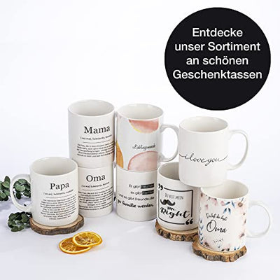 ILP Tasse Lieblingsmensch aus Keramik mit Spruch - Ostergeschenke Erwachsene Frauen in liebevoller Geschenkbox – Ostergeschenk für Herren - Ostergeschenk Frau - Geschenkapp
