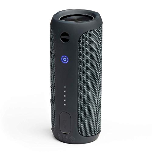 JBL Flip Essential Bluetooth Box in Grau – Wasserdichter, portabler Lautsprecher mit herausragendem Sound – Bis zu 10 Stunden kabellos Musik abspielen - Geschenkapp