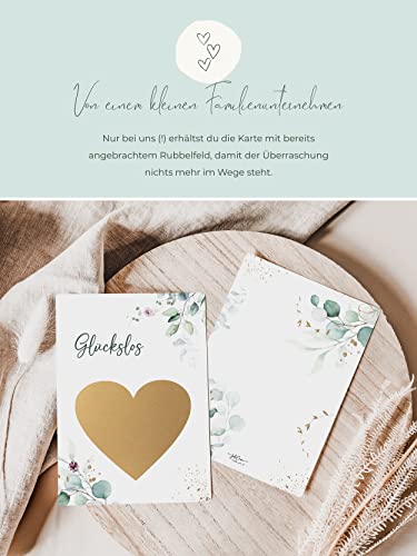 Joli Coon Rubbelkarte Ihr werdet Großeltern - Schwangerschaft verkünden Oma Opa mit Rubbelkarten - Geschenkapp
