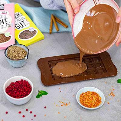 Just Spices DIY Schoko-Kit I Schokoladen-Set zum Selbermachen I Personalisierte Schokolade herstellen I Geschenk zu Weihnachten für Männer und Frauen oder zum selber machen - Geschenkapp