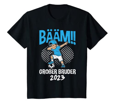 Kinder Bääm! Großer Bruder 2023 Geschenk Ankündigung T-Shirt - Geschenkapp