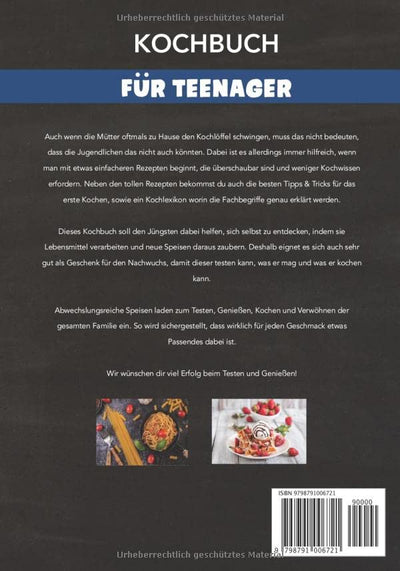 Kochbuch für Teenager: Das große Kochbuch für Jugendliche mit den leckersten, einfachsten und schnellsten 160 Gerichten - Geschenkapp