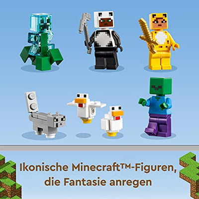 LEGO 21174 Minecraft Das Moderne Baumhaus Spielzeug, Set für Jungen und Mädchen ab 9 Jahren mit Figuren - Geschenkapp