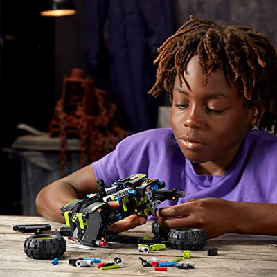 LEGO 42118 Technic Monster Jam Grave Digger Truck - Gelände-Buggy 2-in-1 Set, Spielzeugauto mit Rückziehmotor für Jungen und Mädchen ab 7 Jahren - Geschenkapp