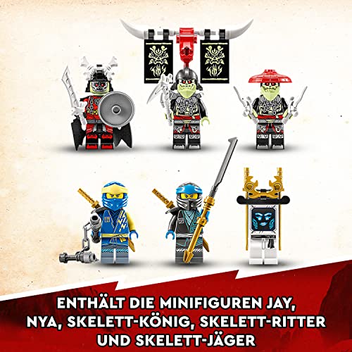 LEGO 71785 NINJAGO Jays Titan-Mech, Ninja-Spielset mit Jay, NYA und grüner Skelett-Krieger Minifiguren, Geschenk zum Geburtstag für Kinder ab 9 Jahren - Geschenkapp