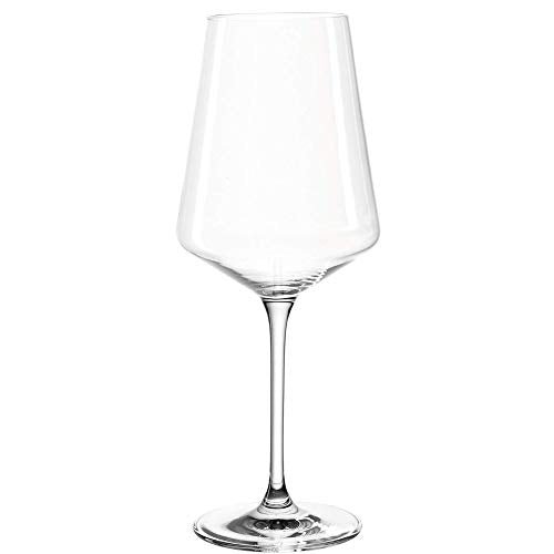Leonardo Puccini Weißwein-Gläser, 6er Set, spülmaschinenfeste Wein-Gläser, Kelch mit gezogenem Stiel, Weinglas Set, 560 ml, 014789,klar - Geschenkapp