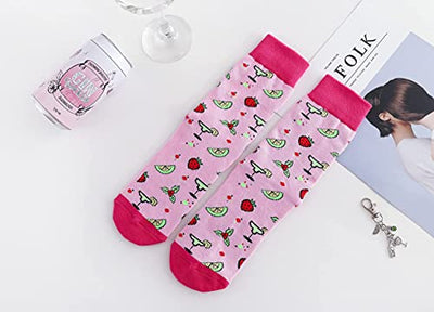 Lucadeau Geschenk für Frauen Geburtstag, Socken mit Anti-Rutsch Gin Spruch, wenn du das lesen kannst bring mir Gin, Ostern Muttertag (37-43, Rosa) - Geschenkapp