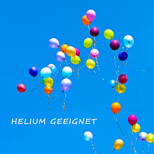 Luftballons Geburtstag • [100 Stück] • MADE IN EU • Premium Ballons aus 100% Naturlatex • 11 Farben • Klimaneutral • Helium Luftballons Bunt • aus natürlichen Rohstoffen • Luftballon Girlande - Geschenkapp