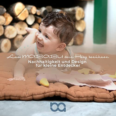 Mababu Baby Geschenkset zur Geburt - Schmusetuch, Beißring, Spucktuch, Tasche- 100% Bio-Baumwolle - GOTS - Ideales Geburtsgeschenk für Jungen & Mädchen - Neugeborenen-Set – Geschenk zur Geburt - Geschenkapp