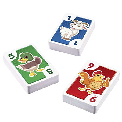 Mattel Games HHB37 - Skip Bo Junior Kartenspiel mit 2 Spielniveaus, 112 Karten, unterhaltsames Reihenfolgespiel für 2 bis 4 Spieler ab 5 Jahren - Geschenkapp