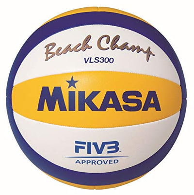 Mikasa Sports 1608 Beach Champ VLS 300-DVV, 5, Blau / Gelb / Weiß - Geschenkapp