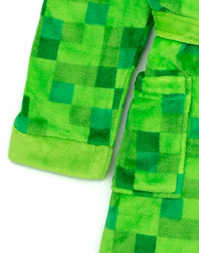 Minecraft-Dressingkleid Pixelated Creeper Gamer Geschenk Jungen Bademantel 9-10 Jahre - Geschenkapp