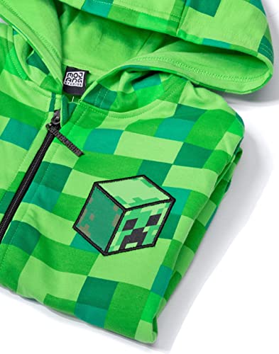Minecraft Kinder/Jungen Offizielle Creeper Charakter Zip Up Hoodie 11-12 Jahre - Geschenkapp