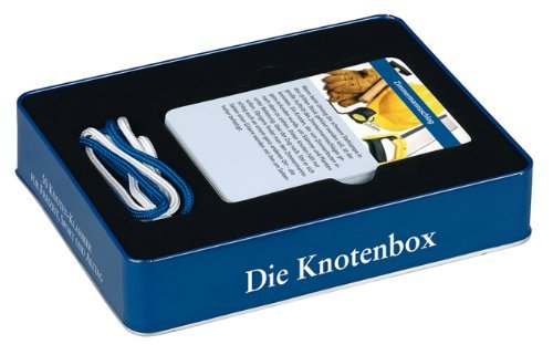 moses. 4006 Die Knotenbox | 50 Knoten-Klassiker für Freizeit, Sport und Alltag | Inkl. 2 Schnüren zum Üben - Geschenkapp