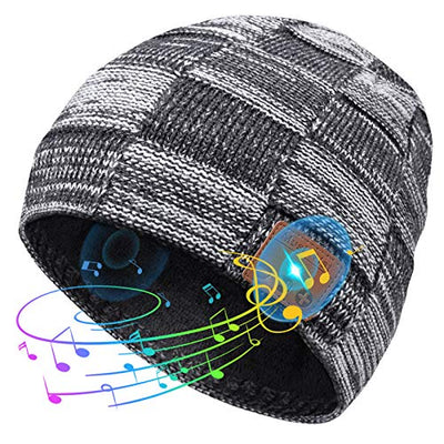 Originelle Geschenke für Junge Männer Bluetooth Mütze - Wichtelgeschenk Ideen Coole Sachen Geschenke für Männer Teenager Weihnachten, Mütze mit Kopfhörer Herren Geschenke Adventskalender zum Befüllen - Geschenkapp