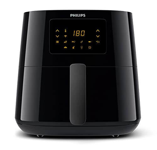 Philips Airfryer 5000 Serie XL, 6.2L (1.2Kg), 14-in-1 Airfryer, Wifi Verbunden, 90% Weniger Fett Mit Rapid Air Technologie, Rezepte-App (HD9280/90) - Geschenkapp