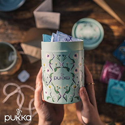 Pukka Bio-Tee Seelenzauber Geschenkdose Bio Umweltfreundliches Geschenk 5 Tee-Varianten 30 Teebeutel - Geschenkapp
