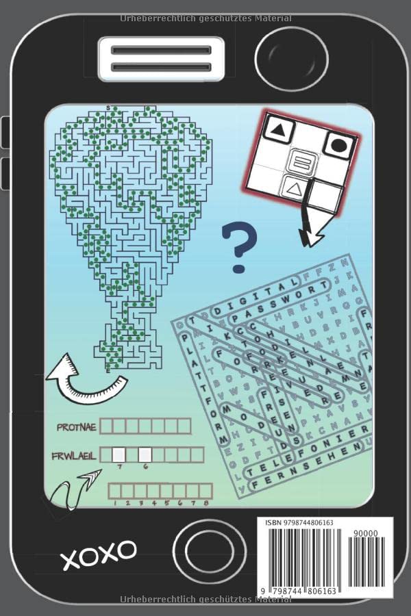 Rätselblock für Teenager: Cooler Rätselspaß: Kreuzwort, Logikrätsel, Logical, Wortsuche, Denkrätsel, Schüttelwörter, Labyrinthe, fehlende Buchstaben, Sudoku - Geschenkapp