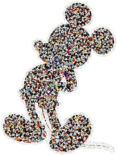 Ravensburger Puzzle 16099 - Shaped Mickey - 945 Teile Puzzle für Erwachsene und Kinder ab 14 Jahren, Mickey Maus Puzzle - Geschenkapp