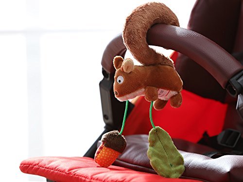 SIGIKID 41010 Anhänger Eichhörnchen Baby Activity On Tour Mädchen und Jungen Babyspielzeug empfohlen ab Geburt braun - Geschenkapp