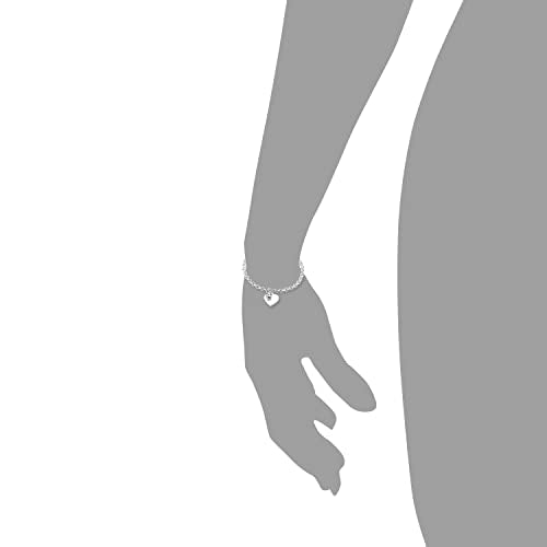 s.Oliver Armband Edelstahl Damen Armschmuck, mit Kristall, 17+3 cm, Silber, Herz, Kommt in Schmuck Geschenk Box, 9023998 - Geschenkapp
