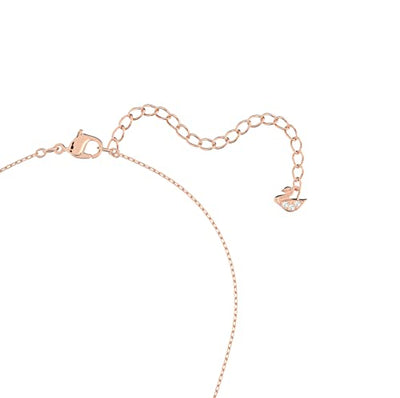 Swarovski Infinity Halskette, Unendlichzeichen und Herz, Weiss, Metallmix - Geschenkapp