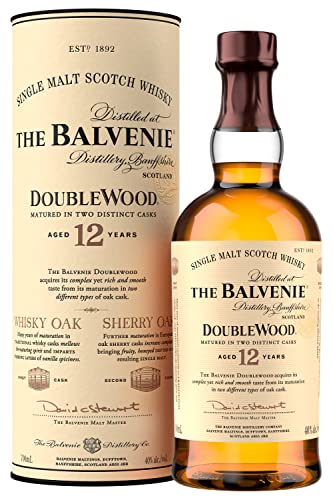 The Balvenie DoubleWood 12 Jahre, Single Malt Scotch Whisky, 70cl – ein Geschenk für Whisky-Liebhaber - Geschenkapp