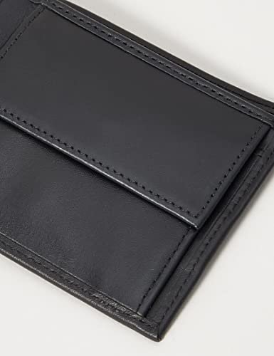 Tommy Hilfiger Herren Geldbörse Eton CC and Coin Pocket aus Leder, Schwarz (Black), Onesize - Geschenkapp
