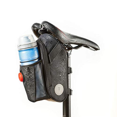 Vatum Bikes wasserdichte Fahrradtasche mit Platz für Rücklicht & Zubehör - Satteltaschen für Fahrrad - Ideal für Fahrradzubehör & Werkzeug (Geräumig) - Geschenkapp