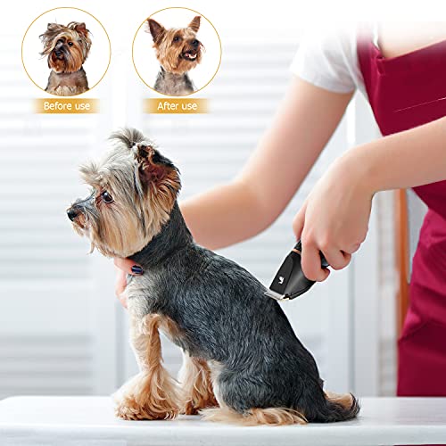 VOVO Professionelle Hunde-Haarschneidemaschine mit 3 Geschwindigkeiten, geräuscharm, für Hunde, Katzen, Haustiere - Geschenkapp