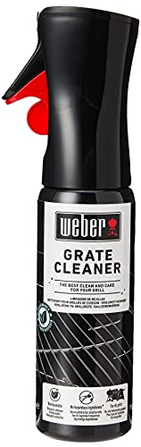 Weber 17875 Grillrost-Reiniger, 300 ml, Nebelspray, löst Fett- und Speisereste, schwarz - Geschenkapp